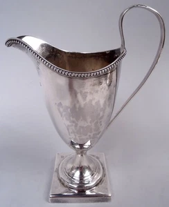 Crema Hester Bateman georgiana neoclásica inglesa plata de ley 1787 - Imagen 1 de 11