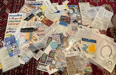 Huge Lot Of Baby Shower / Birthday Crafts / Stickers Supplies! #2 - Image 1 of 4