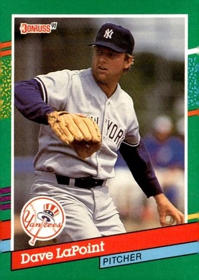 1991 Donruss #481 Dave LaPoint - Image 1 of 2