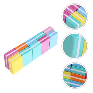 10 Pcs Nail File Baby Buffing Block Smoother Buffer Small for Gel Nails - Picture 1 of 12