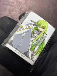 Zippo Code Geass C.C. Weiß bedrucktes 5-seitiges Verarbeitungsfeuerzeug Regular Japan - Bild 1 von 6