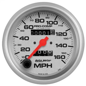 Auto Meter Ultra-Lite Series 3-3/8" 160 MPH Mechanical Speedometer - Picture 1 of 2