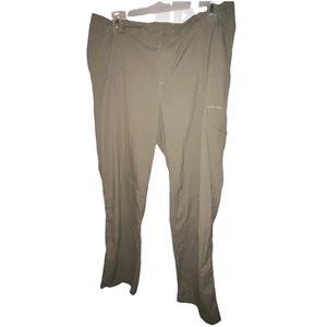 Columbia PFG Damen 12 dunkelkhaki Roll Up leichte Hose Omni Shade Outdoor - Bild 1 von 11