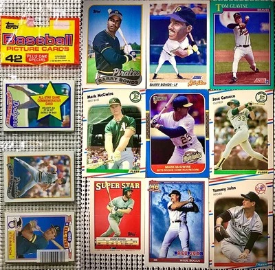 Topps 1989 PACK SELLADO y lote de 9 - Bonos, McGwire, Canseco + más - De colección MLB Béisbol Foto 1 de 4
