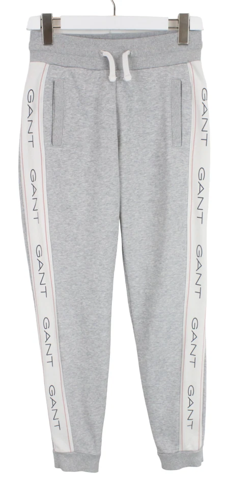 Pantalones para mujer Gant pequeños elásticos cintura elástica patrón melange sudor Foto 1 de 4