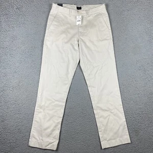 J Crew The Sutton Pants Gray Flat Front Straight Casual Mens Sz 30x30 NWT $59 - Picture 1 of 13