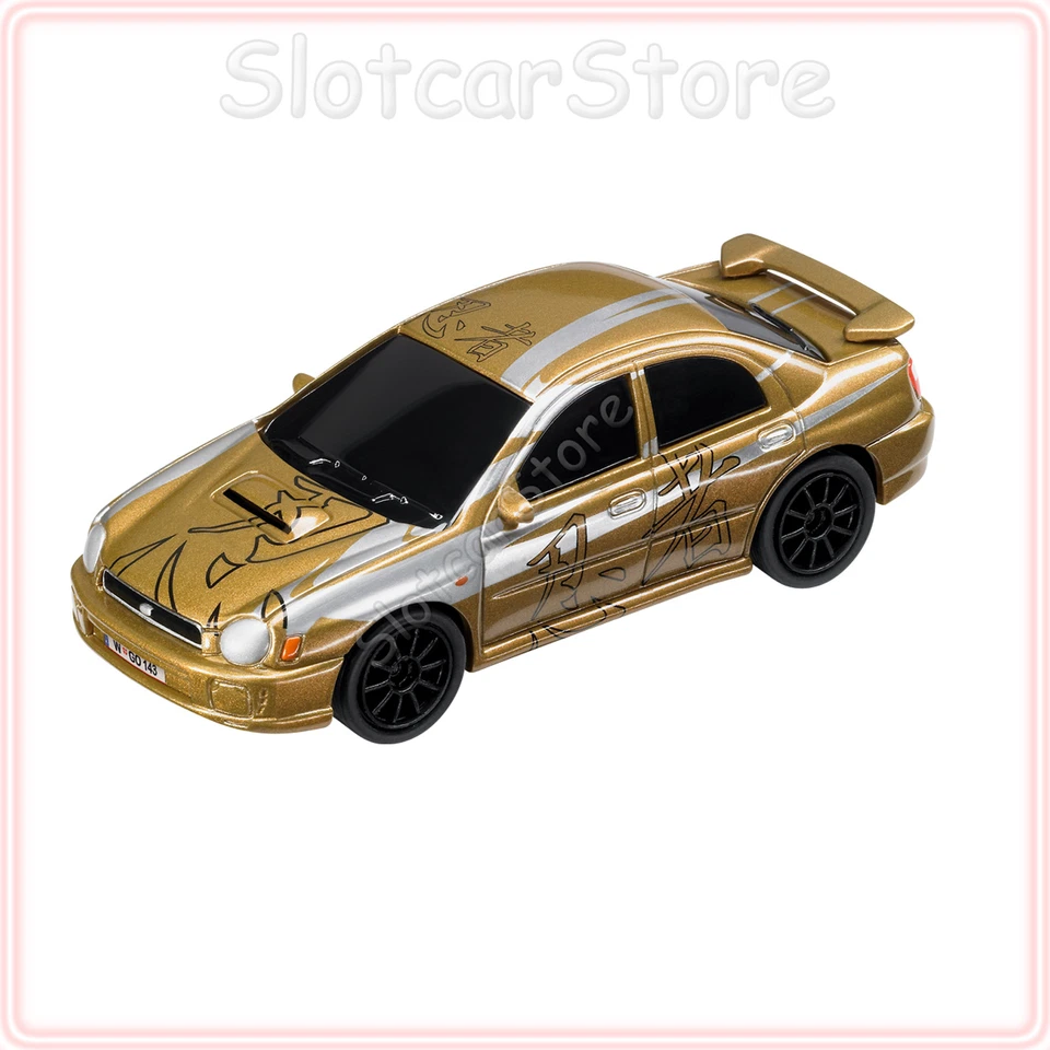 Carrera GO 61162 Subaru Impreza WRX Kanji (mit Licht) 1:43 Slotcar Auto Plus