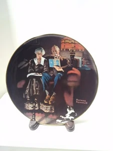 Norman Rockwell Light Campaign Series 1984 "Evening's Ease" - Picture 1 of 4
