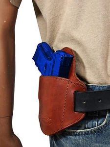 New Barsony Burgundy Leather Belt Slide Gun Holster Springfield Comp 9mm 40 45 - Picture 1 of 9