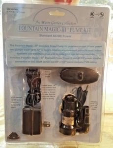 THE WATER GARDEN COLLECTION FOUNTAIN MAGIC PUMP KIT NEW - Picture 1 of 7