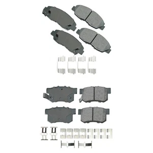 Akebono ProACT Front and Rear Ceramic Disc Brake Pad Kit For Honda Accord 91-02 - Picture 1 of 1