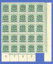 Deutsches Reich. 3 Parts of sheets of 55 stamps are offered!   Scanned.