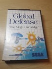 Global Defense (Sega Master System, 1987) With Box No Manual Tested Works