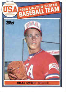 1985 Topps Team USA #404 Billy Swift Olympic Baseball Card Mariners