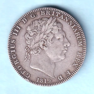 Great Britain. 1819 LIX George 111 - Crown.. aVF - Trace Lustre - Picture 1 of 2