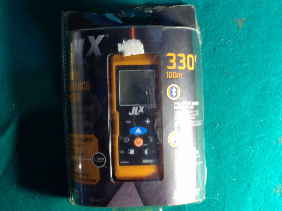 Johnson Level JLX 330' Laser Distance Meter - Orange LDM330 - Image 1 of 1