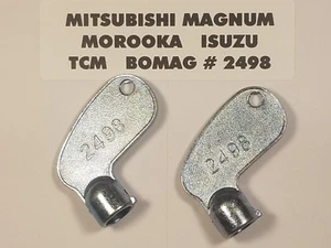 (2) Mitsubishi Keys, #2498 Magnum,TCM, Bomag, Morooka, Isuzu, Construction Equip - Picture 1 of 1