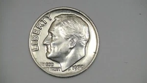 1970-D Roosevelt Dime Uncirculated BU FS-901 Reverse of 1968 - Picture 1 of 2