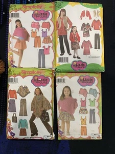 Simplicity Girls Lizzie McGuire Sewing Patterns Lot Of 4  - Picture 1 of 10