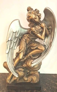 Vintage 1995 Austin Productions Skulptur Engelsstudie von Alexsander Danel - Bild 1 von 9