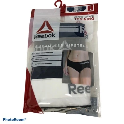Reebok Women's Size Large 4 Pair Seamless Panties Hipsters  Underwear NWT - Image 1 of 4