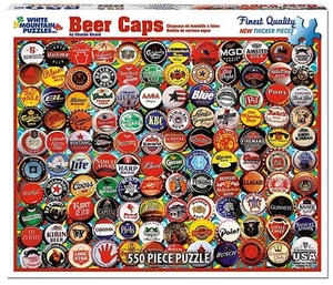 White Mountain Puzzles Bierdeckel 550 Teile Puzzle 610 mm x 450 mm (bmp) - Bild 1 von 2