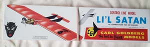 Control Line Li'l Satan 19" Plane Carl Goldberg Model Kit - Picture 1 of 4