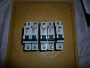 MERLIN GERIN C60N C6 C10 C20 C40 C63 SINGLE POLE 6KA MCB CIRCUIT BREAKERS - Picture 1 of 2