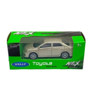 Welly NEX 1:60 1:64 Series 2007 Toyota Corolla Sedan Beige Scale Toy Car 52292 - Picture 1 of 1
