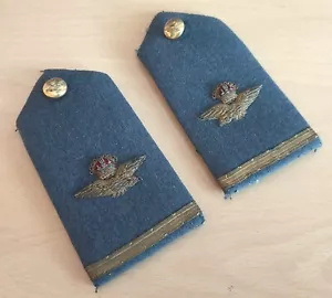 WW2 British pre-Battle of Britain RAF Pilot Officer's Mess Dress Epaulette Pair. - Picture 1 of 10