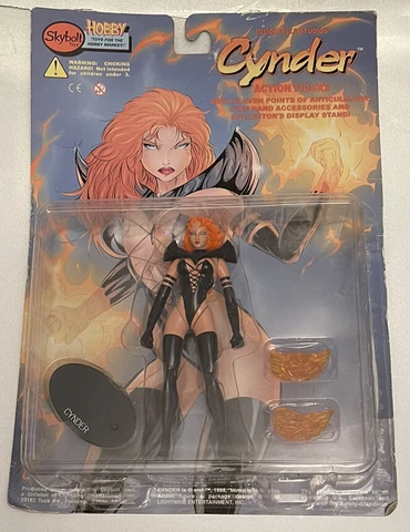 Skybolt Toys Cynder Action Figure - Skybolt - Hellina Lightning Comics Cover