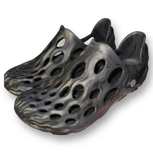 Merrell Water Shoes Womens 8 Black Gray Hydro Moc Loafers Comfort Ankle Strap - Picture 1 of 14