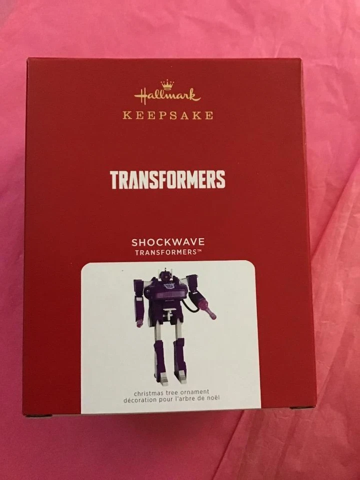 Hallmark Keepsake Ornament 2021 Transformers Shockwave purple movie new Hasbro