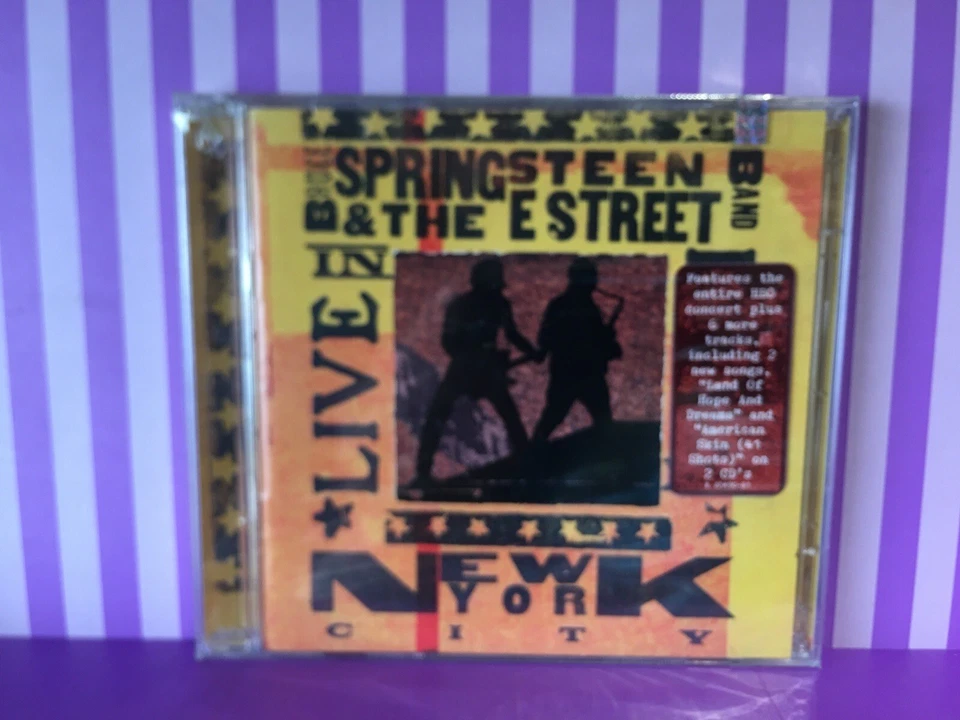 NEW  Bruce Springsteen & the E Street Band Live in New York City  CD HOLE ON CAS - Image 1 of 3