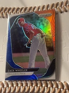 2020 PRIZM #248 ZACK WHEELER RED WHITE BLUE PRIZM - PHILADELPHIA PHILLIES - Picture 1 of 6