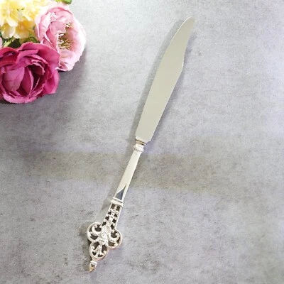 Cuchillo de mesa renacentista Cardeilhac Christofle 1 pieza plata de ley 925 excelente Foto 1 de 4