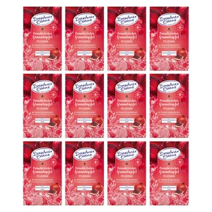 12er Pack Dresdner Essenz Pflegebad "Paradiesischer Granatapfel" 12 x 60 g vegan - Bild 1 von 2