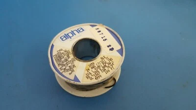 HOOK-UP STRND 24AWG BLACK 100FT, 30.5m, Spool, Strand 7/32, Alpha, 3050-BK005 - Image 1 of 4