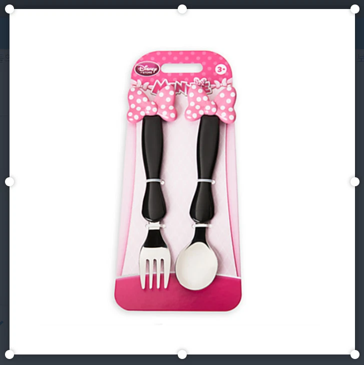 [Disney Store] Cubiertos con arco Minnie Mouse - Nuevos Foto 1 de 1