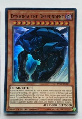 INOV-ENSE1 - Dystopia The Despondent - Limited Edition - NM - Super Rare- Yugioh - Image 1 of 2