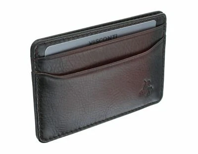 Visconti Atelier Collection Evan Leather Credit Card Holder RFID blocking AT54 - Image 1 of 2