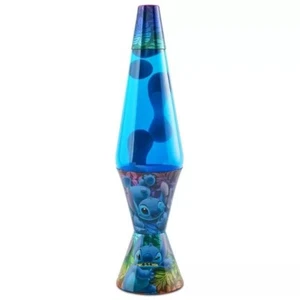 17" Blue Liquid and Wax Lava Lamp, 32 oz Lilo & Stitch Base and Cap Motion Light - Picture 1 of 3