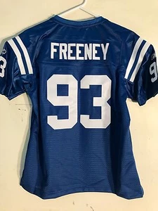 Reebok Women's Premier NFL Jersey Indianapolis Colts Dwight Freeney Blue sz S - Picture 1 of 2