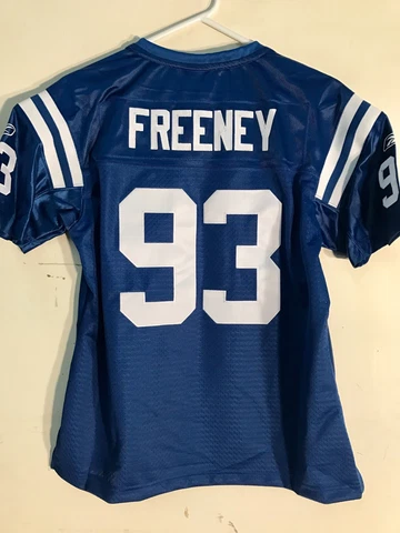Reebok Women's Premier NFL Jersey Indianapolis Colts Dwight Freeney Blue sz S Cover