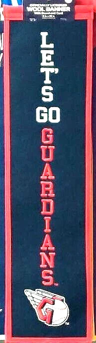 Cleveland Guardians Slogan Wool Banner 8.5-inch x 32 - inch Fanatics - Image 1 of 1