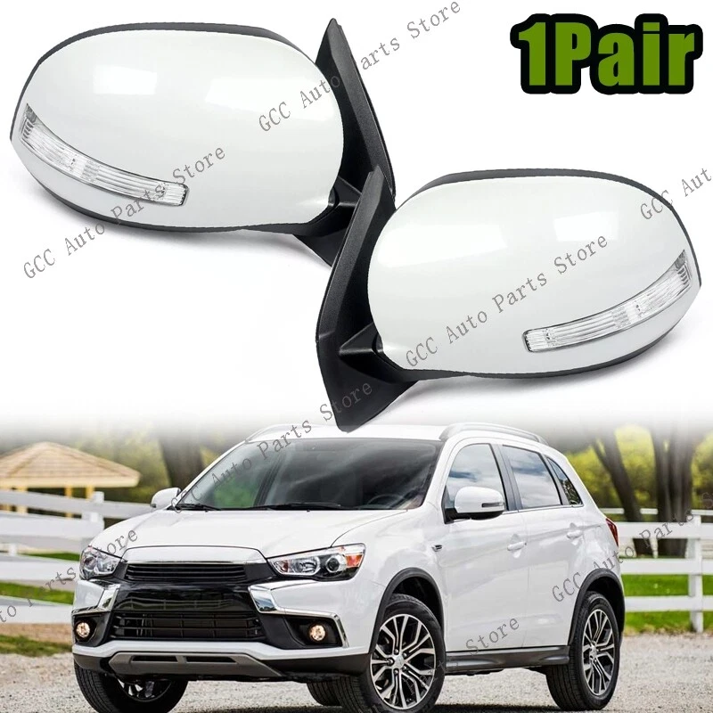 Par de luces giratorias de espejo retrovisor 9 cables para Mitsubishi Outlander Sport ASX 14-19 Foto 1 de 4