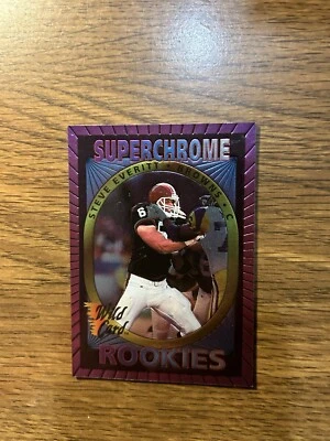 1993 wild card super chrome rookie Steve everitt 10 Cleveland browns - Image 1 of 2
