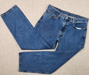 Levi's 550 Men's Cotton Denim Blue Jeans 38x32 (38x31) Relaxed Fit - Picture 1 of 15