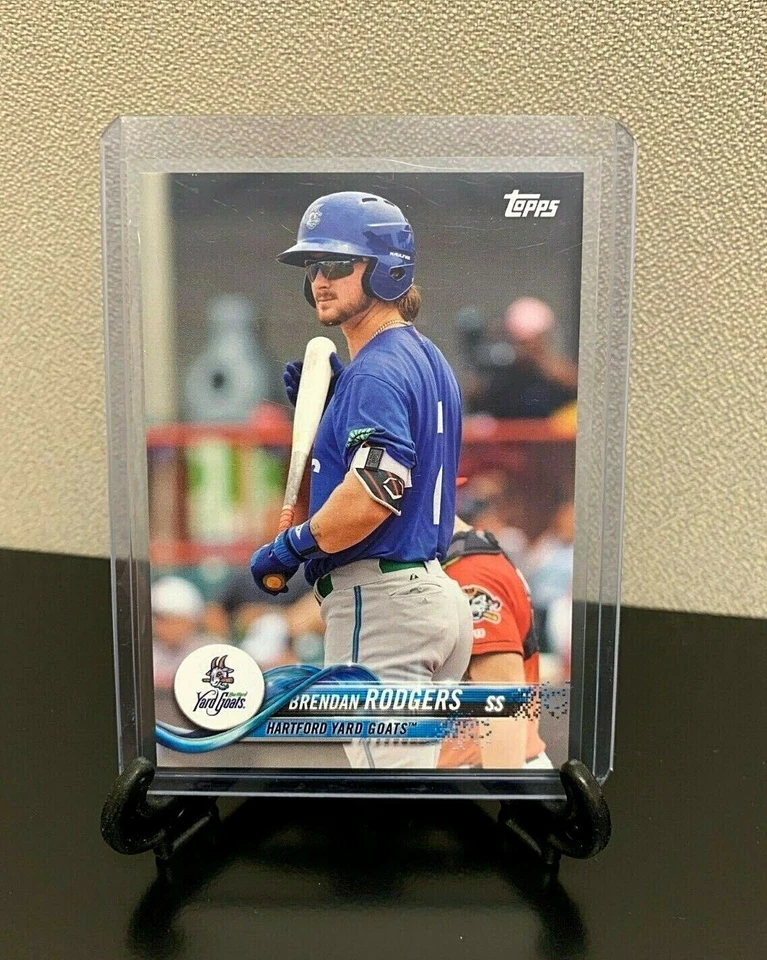 BRENDAN RODGERS 2018 Topps Pro Debut SP Variation RC Prospect Card #127 - Image 1 of 2