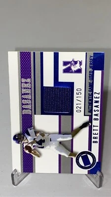 2006 Press Pass Game-Used Jersey Blue /150 Brett Basanez RC Rookie #JC/BB - Image 1 of 4